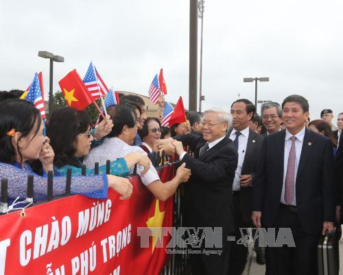 Tổng Bí thư Nguyễn Phú Trọng bắt đầu thăm chính thức Hoa Kỳ ảnh 1